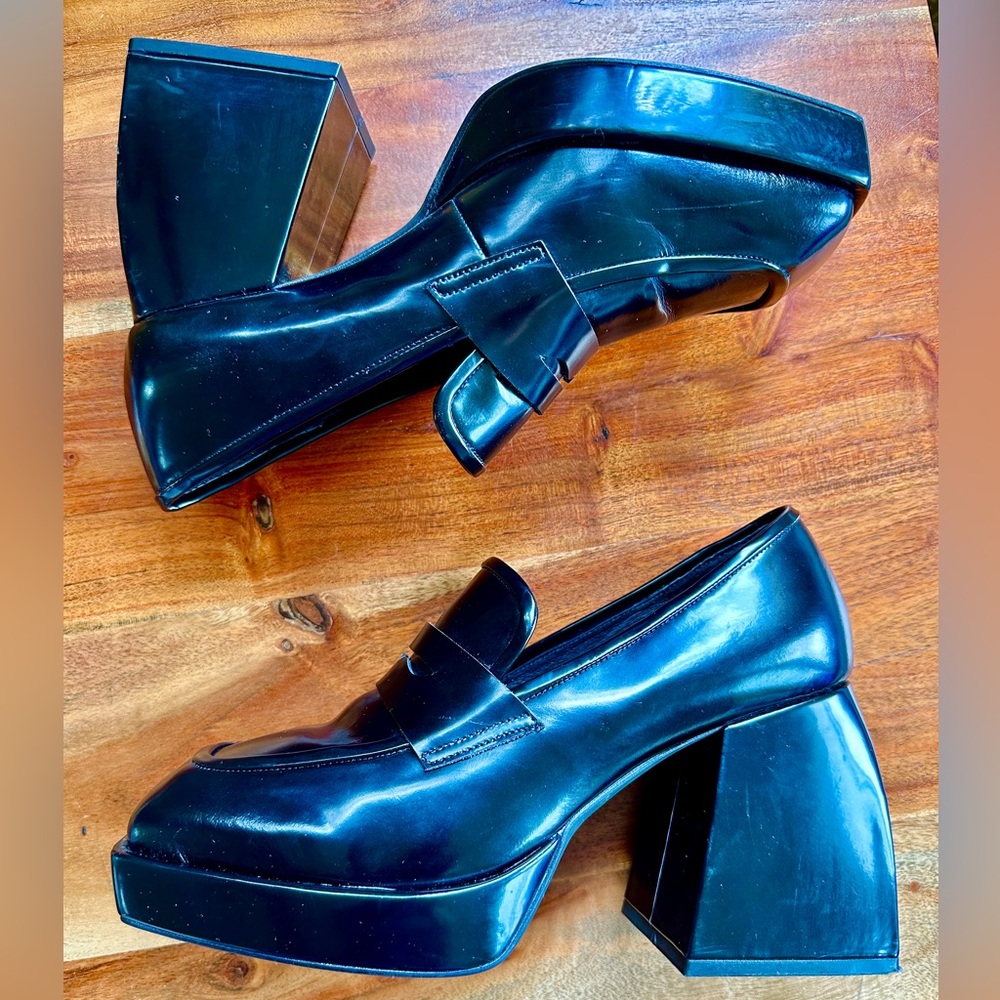 Jeffrey Campbell Royally platform loafers